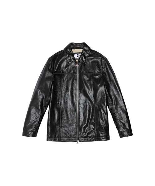 DIESEL（ディーゼル）の「メンズ レザージャケット シープスキン