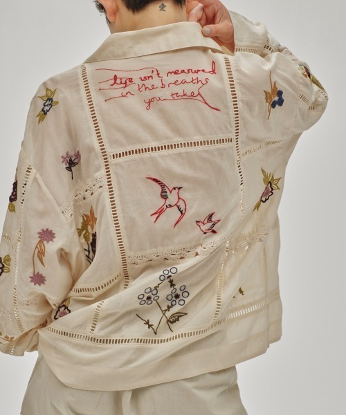 Embroidery Patchwork Shirts（シャツ/ブラウス）｜TODAYFUL（トゥデイ