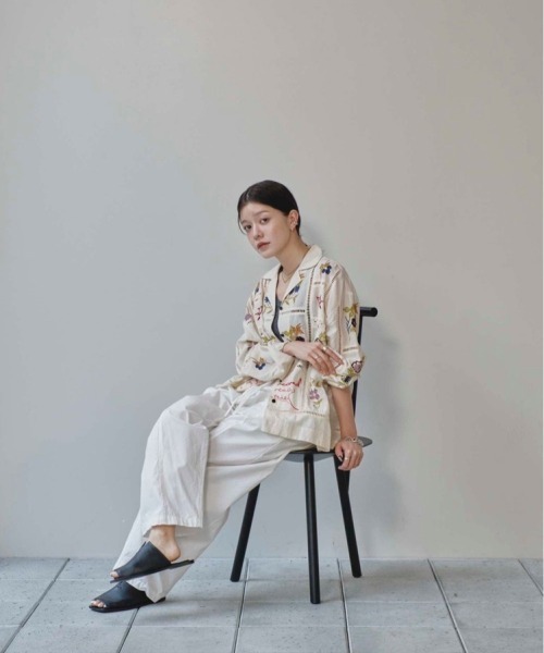 Embroidery Patchwork Shirts（シャツ/ブラウス）｜TODAYFUL（トゥデイ