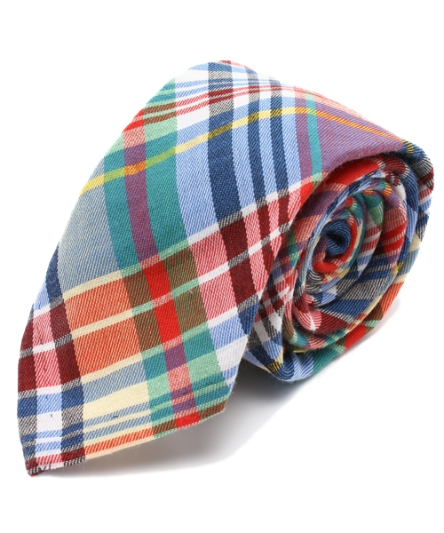 SHIPS（シップス）の「MARCEL LASSANCE: マドラスチェック ネクタイ