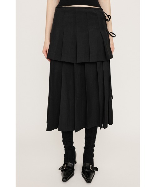 SLY（スライ）の「LAYERED PLEATS SK レイヤード プリーツ スカート