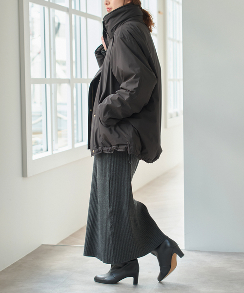追加》2WAY撥水ダウンハーフコート（ダウンジャケット/コート）｜Spick