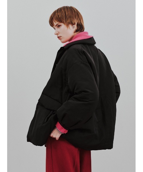 セール】ステンカラーテントシルエットダウンジャケット（ダウン