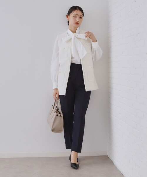 セール】《通勤・セレモニー/セットアップ対応》テーパードパンツ