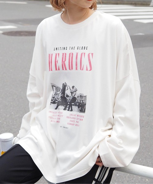 tiptop（ティップトップ）の「ヴィンテージプリントBIGロンT（Tシャツ