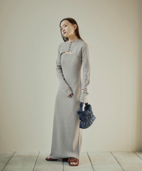 TODAYFUL（トゥデイフル）の「Squareneck Knit Dress（ワンピース