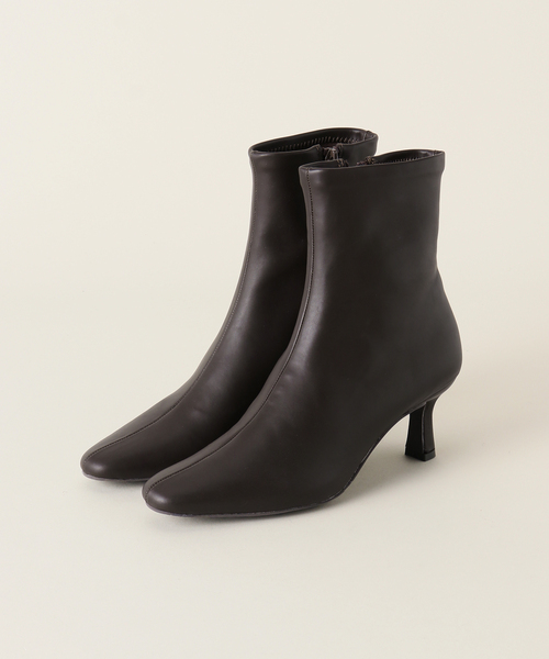 LE TALON（ルタロン）の「6cmフレンチスクエアショートブーツ（ブーツ