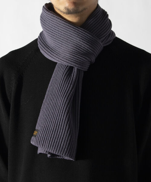 BATONER（バトナー）の「【BATONER/バトナー】SIGNATURE WOOL SCARF BN