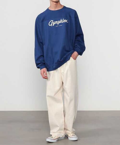 GYMPHLEX（ジムフレックス）の「Gymphlex | ヨークスリーブ ロゴクルー