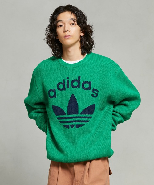 adidas（アディダス）の「KNIT CREWNECK / アディダスオリジナルス