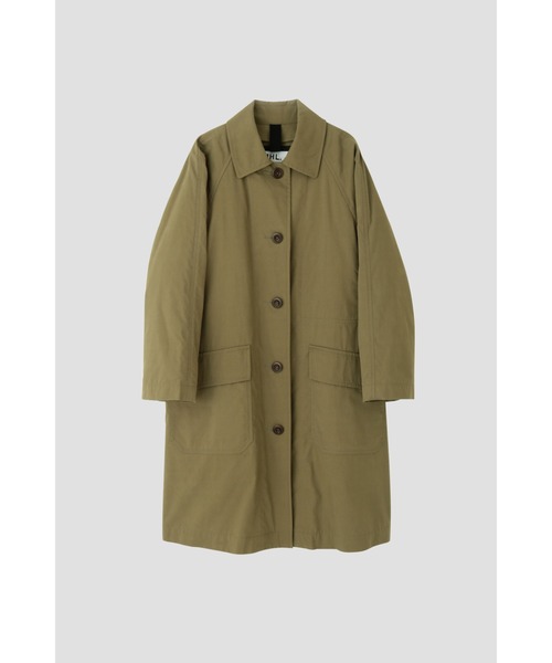 MHL.（エムエイチエル）の「WORN COTTON NYLON（ステンカラーコート