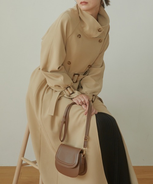 ACYM（アシーム）の「Stand collar long trench コート（トレンチ
