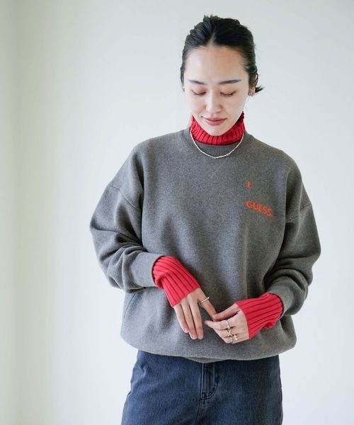 JEANASIS（ジーナシス）の「【eL】Message Jacquard Pullover/283870