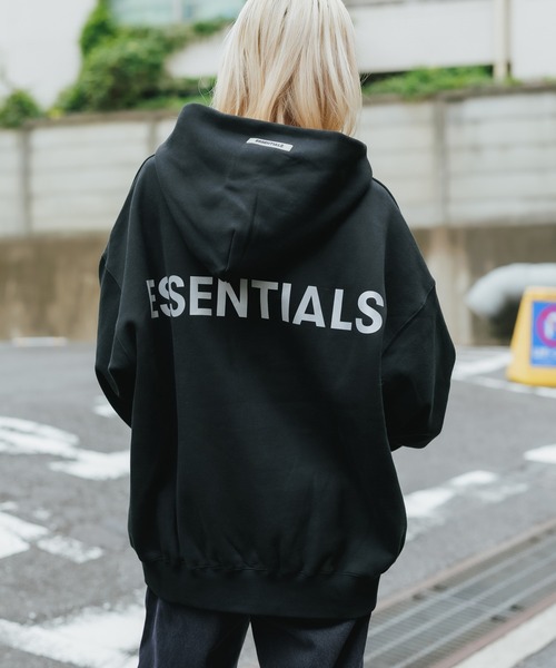 ESSENTIALS フード付きパーカー XS ブラック ESSENTIALS FEAR OF GOD
