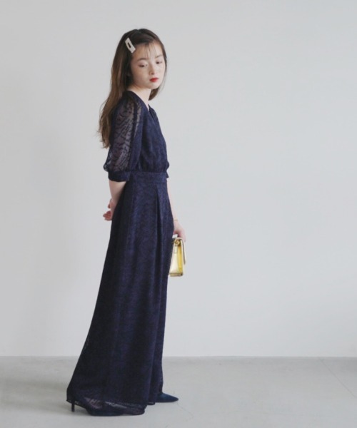 kaene（カエン）の「シフォンドビーオールインワン（つなぎ