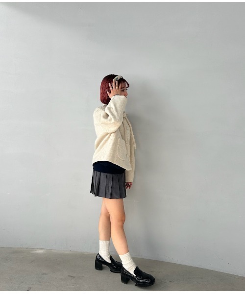 セール】リボンタイ ショートウールコート FQ24W101【Fano Studios