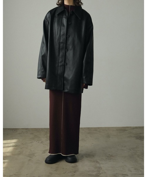 anuke（アンヌーク）の「Ecoleather Over Jacket（テーラード
