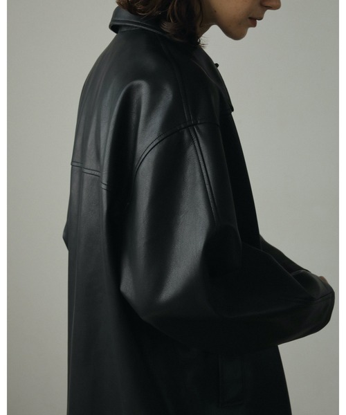 anuke（アンヌーク）の「Ecoleather Over Jacket（テーラード