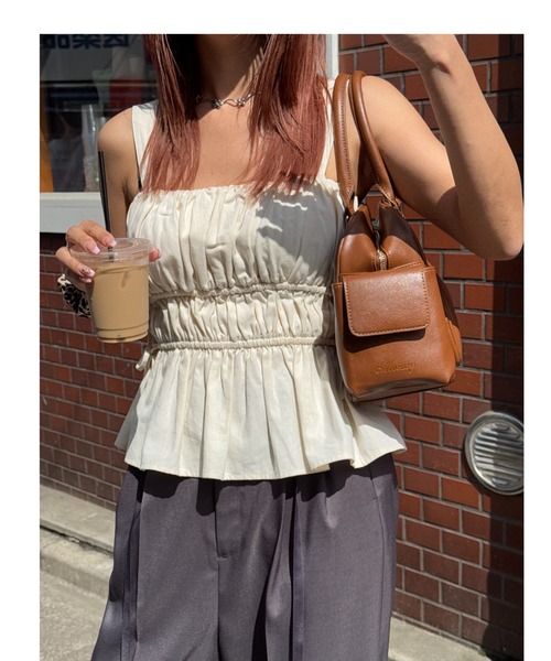 MOUSSY（マウジー）の「DENIM LIKE GABBY キャミソール（キャミソール