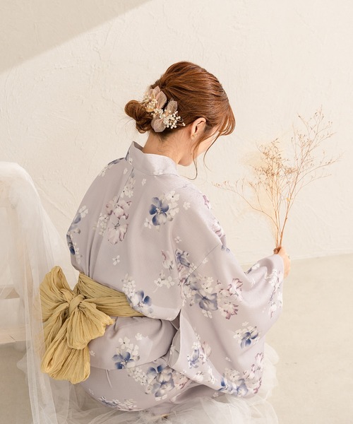 apres jour（アプレジュール）の「アソート花柄浴衣セット【ZOZOTOWN