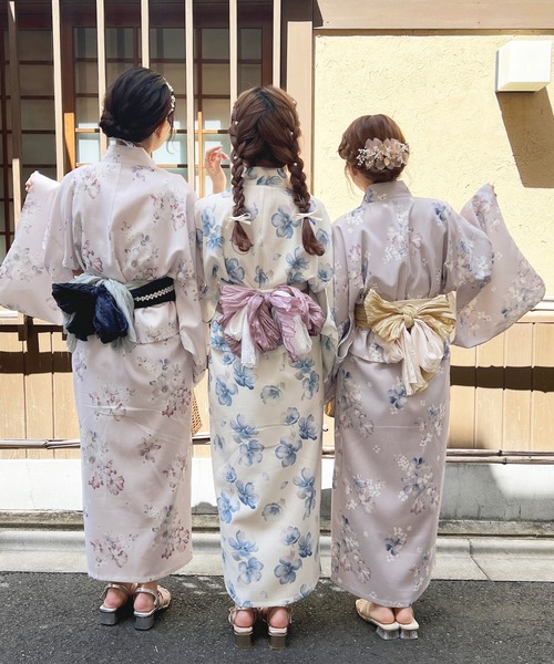 apres jour（アプレジュール）の「アソート花柄浴衣セット【ZOZOTOWN
