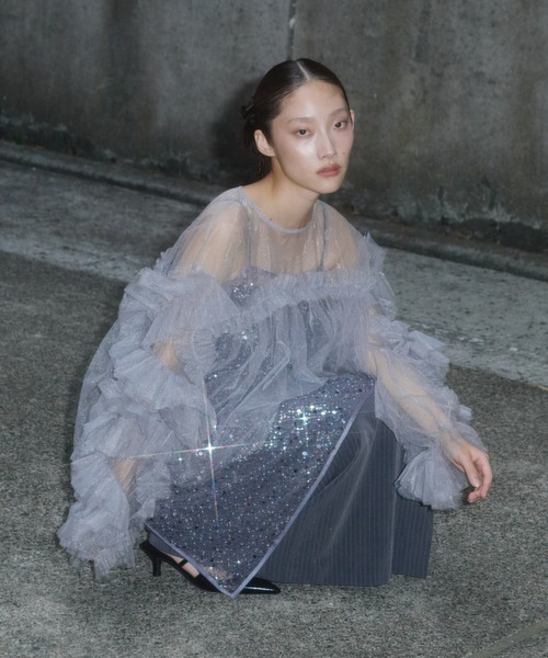 デコラティブチュールトップス / decorative tulle tops（ドレス