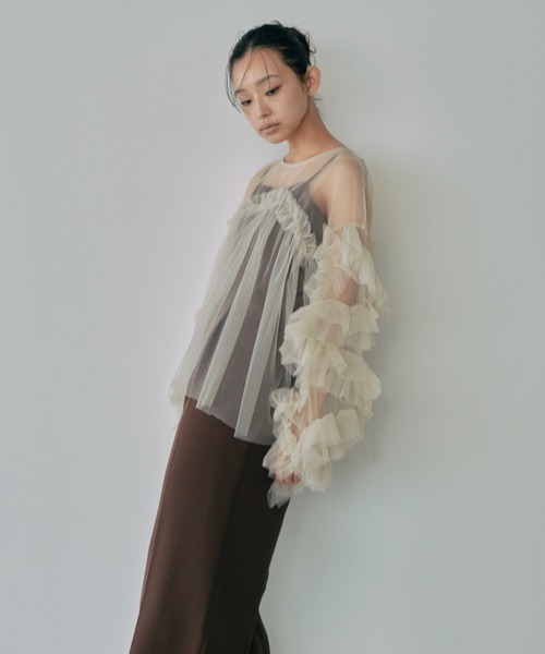 デコラティブチュールトップス / decorative tulle tops（ドレス