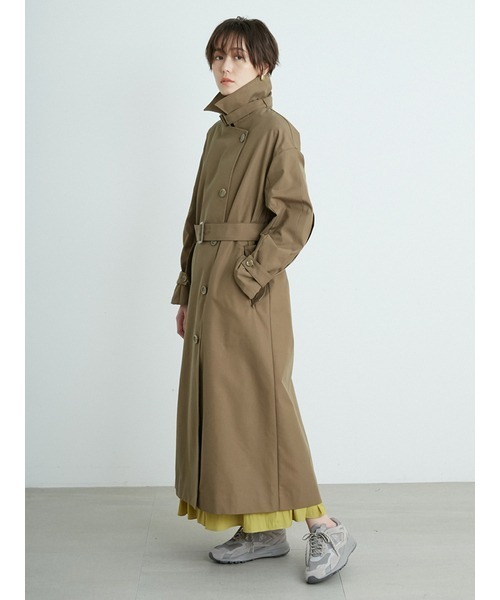emmi（エミ）の「【emmi atelier】デザインベルト付きトレンチコート