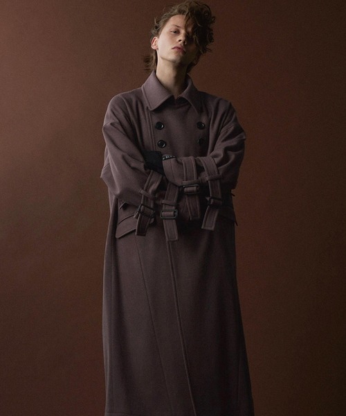 SHAREEF（シャリーフ）の「WOOL MELTON LONG COAT（トレンチコート