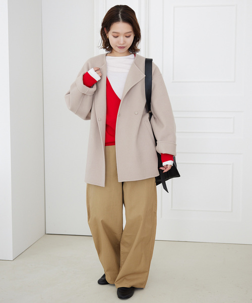 SLOBE IENA（スローブイエナ）の「souple woolダブルフェイスノー