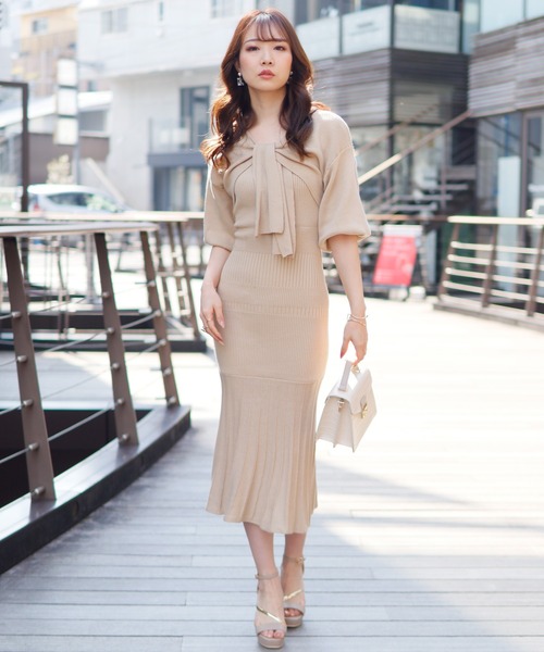 LIPSERVICE（リップサービス）の「2wayリボンマーメイドニット