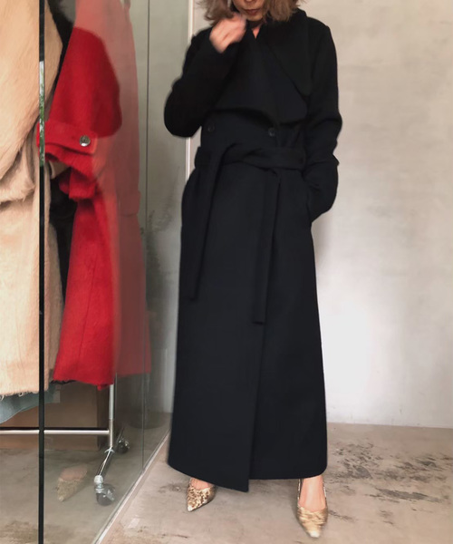 Ameri（アメリ）の「UNDRESSED DAMBO COLLAR LONG COAT（チェスター