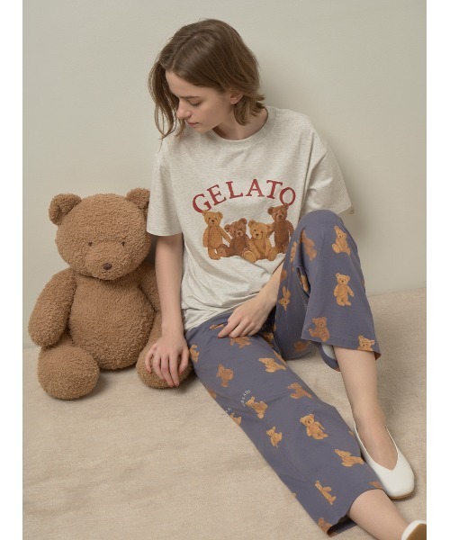 gelato pique（ジェラートピケ）の「ベアワンポイントTシャツ（ルーム