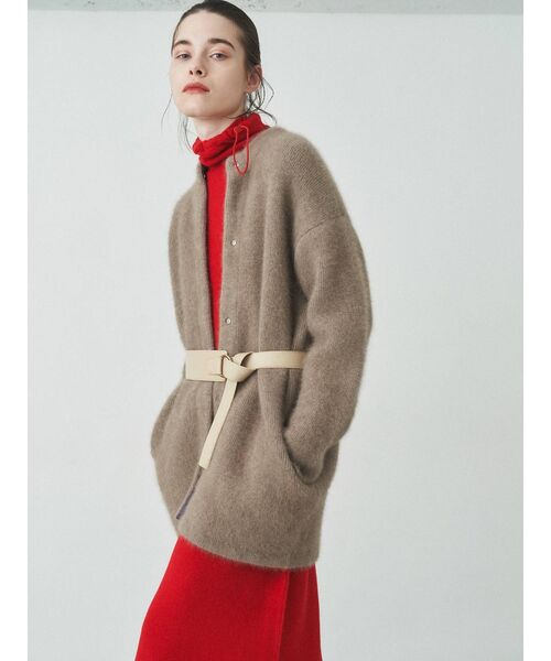 ELENDEEK（エレンディーク）の「ラクーンミックスダブルカーディガン