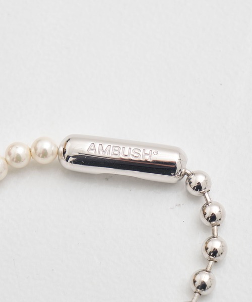 AMBUSH/アンブッシュ】PEARL BALL CHAIN MIX BRACELET/パールボール