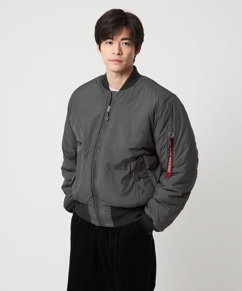 セール】【別注】＜ALPHA INDUSTRIES＞リバーシブル MA-1 フライト