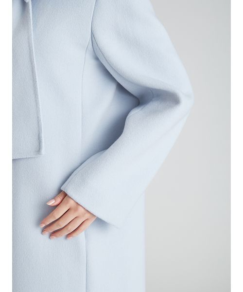 CELFORD（セルフォード）の「リボンストール付きノーカラーコート