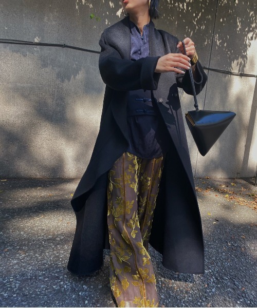 Ameri（アメリ）の「UNDRESSED FRILL COLLAR COAT（チェスターコート