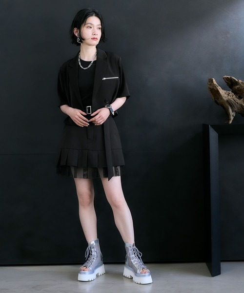 HARE（ハレ）の「トロミショートジャケット(HARE)（テーラード