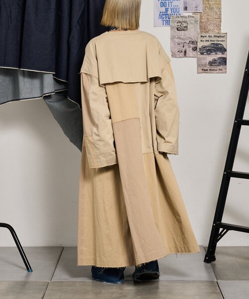 etsinta】2WAYジレロングトレンチコート（トレンチコート）｜etsinta
