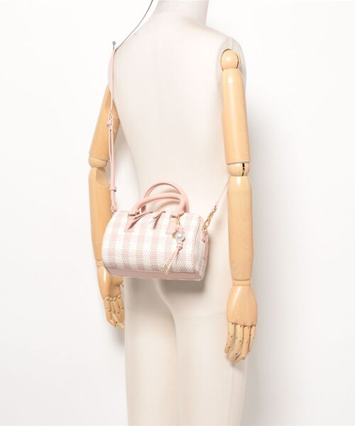 Everleigh エベルレイ チェッカーボウリングバッグ（トートバッグ