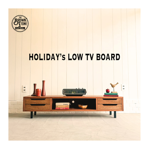 holiday's LOWTVボード 140cm テレビボード テレビ台 北欧 ミッド