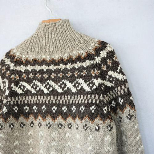 PANICALE☆新品4万円 パニカーレ ノルディックニット グレー系 46