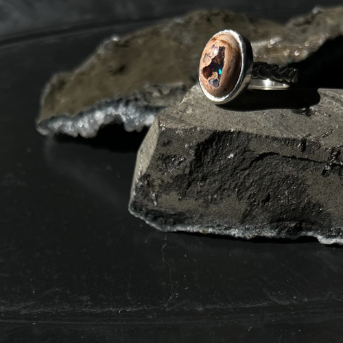 カンテラオパールのシルバーリング 指輪・リング Shining Baby jewelry