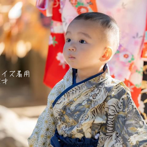 70-80サイズ 着画参考 ゆうほ洋装店 ベビー袴 ハンドメイド 男の子
