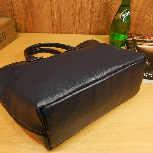 受注生産☆ミニマムなSサイズ☆渋いダークネイビー濃紺レザーの小型