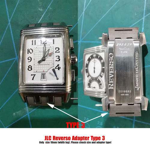 ジャガー・ルクルト JLC Reverso Squadra 時計ストラップ 22/20mm ワニ