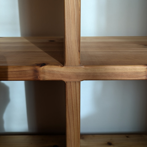 japanese cedar openshelf】サイズオーダー可能 収納棚/本棚/リビング