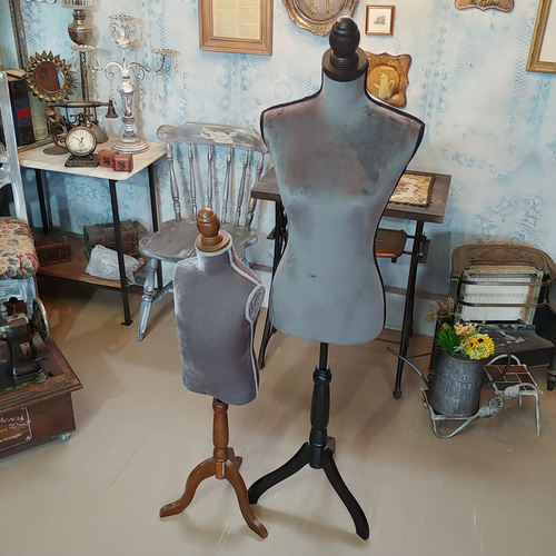 アンティーク調/ 婦人トルソー & 子供トルソーのおまけ付き/ #店舗什器