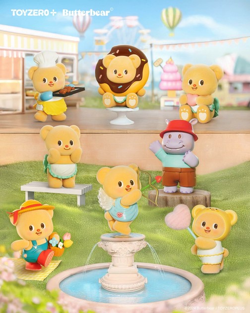 フィギュア】子豚Lulu TOYZEROPLUS Butter Bear - ブラインドボックス